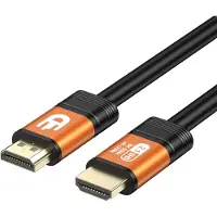 Drivv. Câble HDMI Premium 2.1 - Ultra HD High Speed 8K - HDMI vers HDMI - Convient à Xbox Series X & PS5 - 3 mètres - Orange