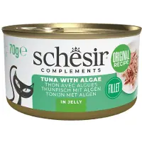 Schesir thon avec algues (gélée) pâtée pour chat (boîte)