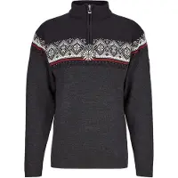 Dale of Norway - Pull en laine mérinos - Moritz M Sweater Darkcharcoal Raspberry Black en Laine - Taille M - Gris