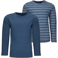 Minymo T-Shirt marine / bleu-gris