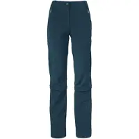 Vaude Farley Stretch Capri T-zip Iii Pants Bleu 48 / Short Femme
