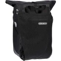 Ortlieb - Sacoche de vélo convertible pour roue arrière - Vario Ps High Visibility 26L Black Reflective - Noir