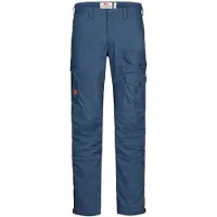 Fjällräven - Pantalon de randonnée robuste - Vidda Pro Lite Trousers M Indigo Blue pour Homme - Taille M/L - Bleu