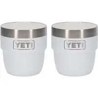 Yeti Rambler Stackable Espresso Cups 4oz, White, gobelets isothermes empilables, 118 ml