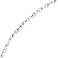 EtNox Collier de - Chaîne Acier Inoxydable - pour Unisexe - Standard - Taille 55 cm