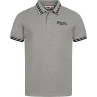 Lonsdale T-Shirt 'Markham' bleu marine / gris chiné
