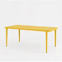 TIPTOE Midi Outdoor Table d'Extérieur Sun Yellow | 8 seater