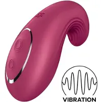 Satisfyer - vibromasseur clitoridien rechargeable - rouge