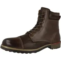 Nobrand Bottines à lacets 'Iron 4' marron / brun foncé