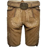 Krüger Collection Pantalon folklorique '963569' beige / marron