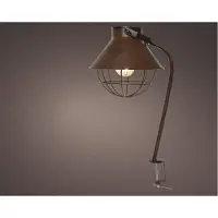 Lumineo Éclairage LED d'extérieur pour balcon avec pince - lampe élégante fonctionnant sur piles