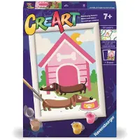 Ravensburger CreArt - Malen nach Zahlen - Dashhound Delight