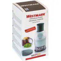 Westmark Compact, Processeur d'aliments, Noir, Transparent, Blanc