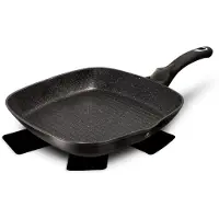 Berlinger Haus Poele A Frire À Granit 28 Cm Berlinger Haus Bh-1846 Noir Argent