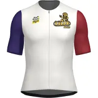 Santini Tdf Grand Depart Lille 2025 Short Sleeve Jersey Blanc XL