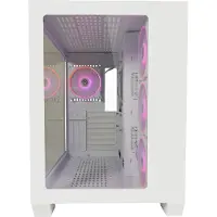 LC-Power Geh Midi Gaming 807W-ON Stormwatch_X,Weiß,4 Lüfter