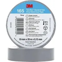 3M 165gy5e Ruban Isolant Gris (l X L) 20 M X 19 Mm 1 Pc(s) V064123 -