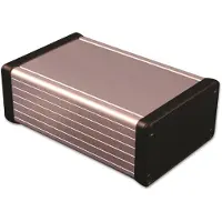 Hammond Electronics HAMMOND Boîtier profilé,1455K1202, Aluminium extrudé, transparent, IP54, 120x78x43 mm