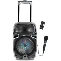Lexibook Enceinte Karaoké Bluetooth lumineuse