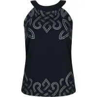 Black premium by emp Débardeur de - Haut Motifs Nordiques - S - XL - pour Femme - noir - Taille S