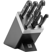 Zwilling Gourmet Bloc à couteaux Set de couteaux auto-affûtés 7pcs, noir