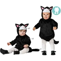 Atosa Costume Chat Pour Bébé Noir 12-24 Months Noir 12-24 Months