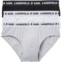 Karl Lagerfeld Slip gris / noir / blanc