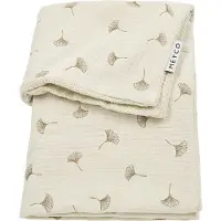 Meyco Baby Gingko 75x100 Cm Muslin Crib Blanket Beige Enfants