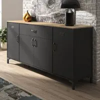 DIAGONE Buffet Manchester | 180 x 40 x 82 cm | Helvezia Oak design