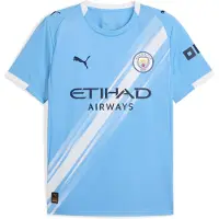 Puma Manchester City Fc 25/26 Replica Home Short Sleeve T-shirt Bleu XS Homme