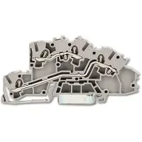 Wago BORNE A ETAGE - L/L - Gris - Métal - Utilisation Extérieur - Sections 0,25 - 2,5 mm²
