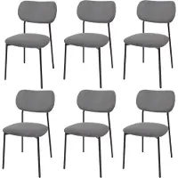 MCW Chaise de salle à manger -O26 (lot de 6)