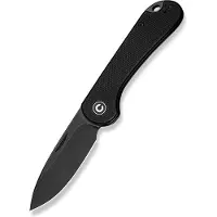 CIVIVI Elementum Slip Joint C18062AJ-1 Black Stonewashed, Black G10, couteau de poche slipjoint