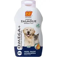 Biofood Huile de Saumon Peeling Peau et Articulations pour Chiens et Chats 500 ml