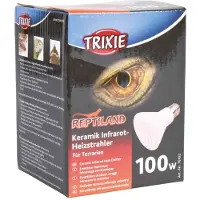 Trixie Ceramic Infrared Heater 100 W Blanc ø 75 x 100 mm / EU Plug 220V