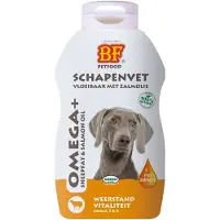 Biofood 2x500mL Biofood Graisse de mouton liquide & huile de saumon pour chien