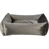 Trixie Panier pour chien Malia, forme angulaire, gris foncé, fabriqué à partir de matériaux recyclés