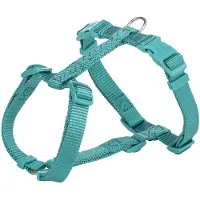 Trixie Hondentuig Premium H-Tuig Aqua Blauw - 42-60X1,5 cm (Chien, Général, Promenade)