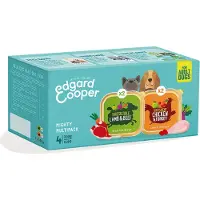 Edgard & Cooper Multipack Poulet/agneau 4x300g Nourriture Humide Pour Chiens