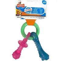 Nylabone Puppy Teething Chew anneau à macher pour chiot (au bacon)