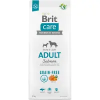 Brit Care Dog Grain Free Adult Salmon 12kg Blanc