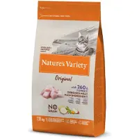 Nature´s Variety Nourriture Pour Chats Adultes Stérilisés à La Dinde Origin Feline 1.5kg