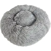 SAZZZ Hundekorb Fluffy Hellgrau