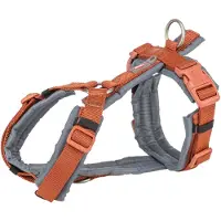Trixie Harnais de randonnée Premium 53–64 cm/20 mm rouille/graphite
