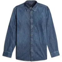 G-Star Chemise Clean Slim - Bleu moyen - Hommes