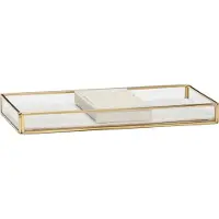 Hubsch Boîte en verre en laiton et verre
