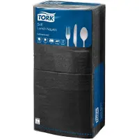 Tork Serviettes 3-lags sort 33cm 10x150stk/kar - (1500 pcs.)