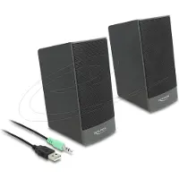 DeLOCK Haut-parleurs Usb 2.0 Stereo 3.5mm Jack/usb Powered