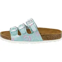 Lico Sandales 'Bioline Flower' bleu pastel / menthe / rose