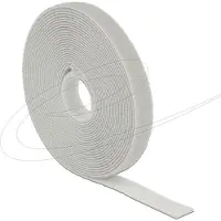 DeLOCK Velcro - 5 mètres - Gris -